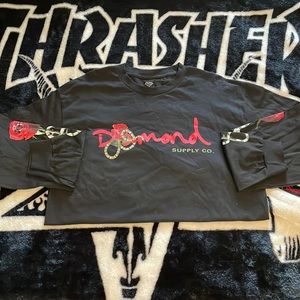 🚨Diamond Snake & Rose Long Sleeve🚨